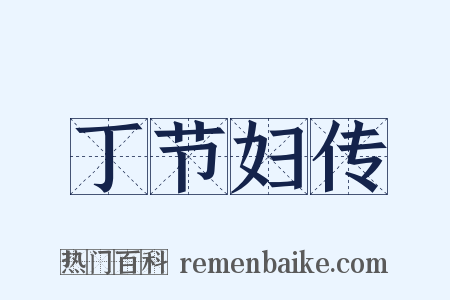 丁节妇传是什么意思的图片